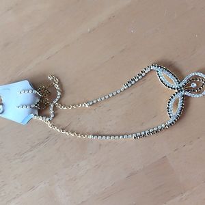 Gold four piece necklace set